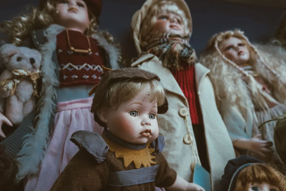 A vintage fashion doll