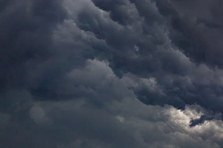 A dark, moody sky