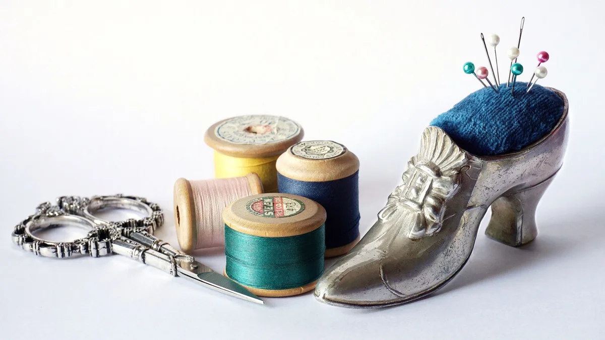 Antique textile tools