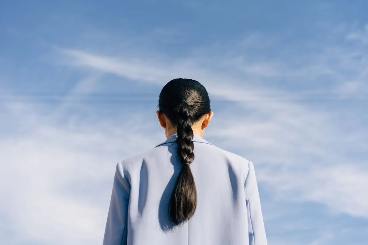 A long braid of hair