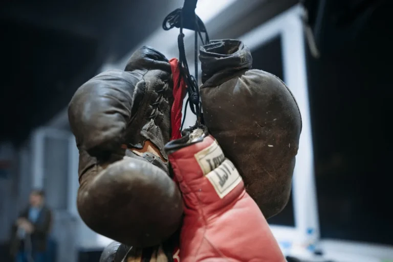 A vintage boxing ring
