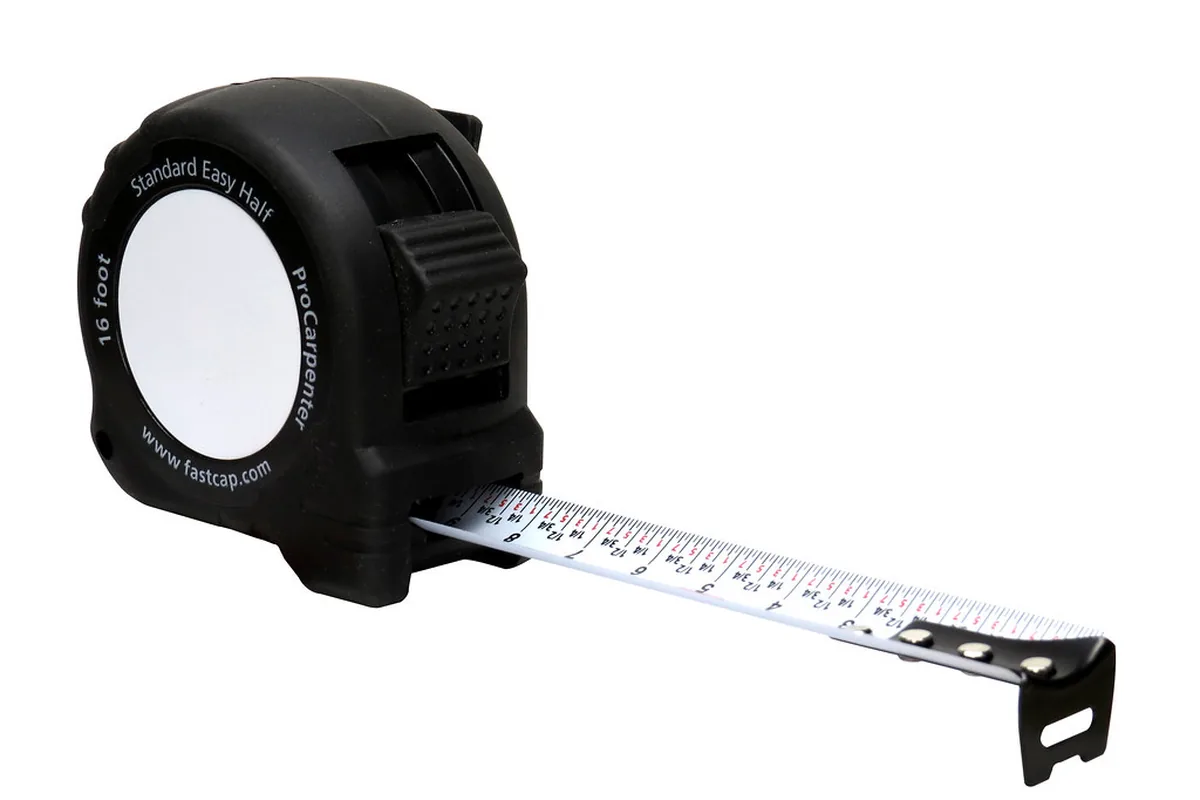 An extended tape measure