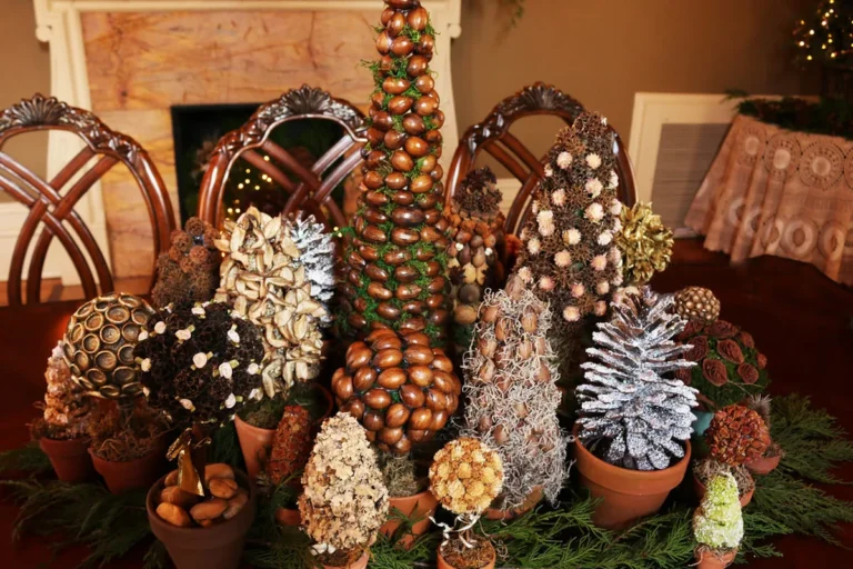 A festive Christmas display