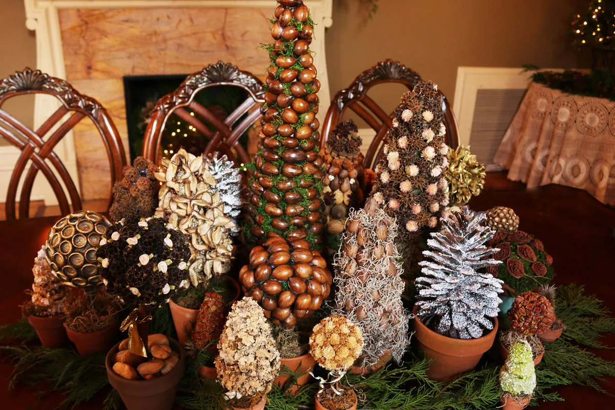 A festive Christmas display